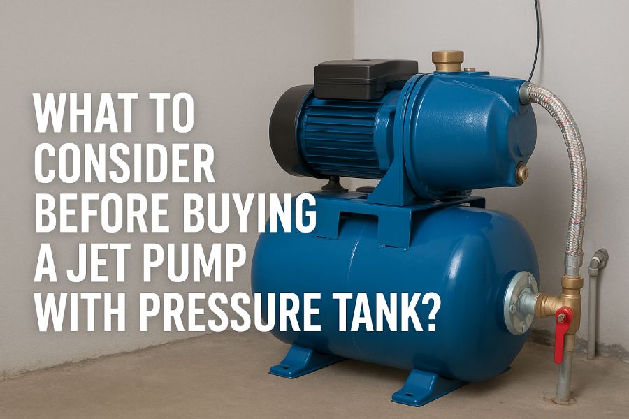 What to Consider Before Buying a Jet Pump with a Pressure Tank?